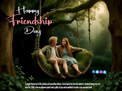 Premium PSD | WORLD FRIENDSHIP DAY