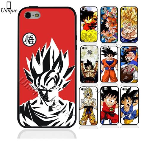 Dragon Ball Z Case For Iphone 44s 55s5se 66s 7 67 Plus 6s Plus Tpupc Son Goku Case Phone