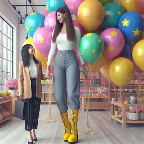 Tall Friends Balloons Shopping 6 By Xavierdoranai On Deviantart