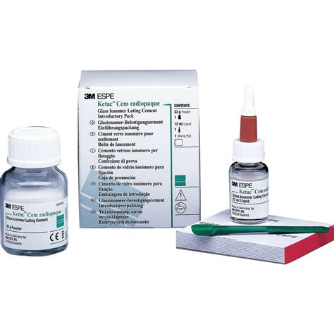 3m Espe Ketac Cem Glass Ionomer Luting Cement Celladent