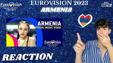 Reaction Brunette Future Lover Eurovision Armenia From