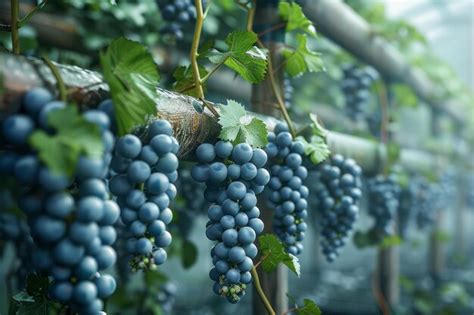 Premium Photo Illustration Of A Grapevine Trellis System Showing