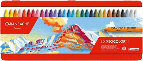 Amazon.com: Neocolor I Water-Resistant Wax Pastels, 30 Colors