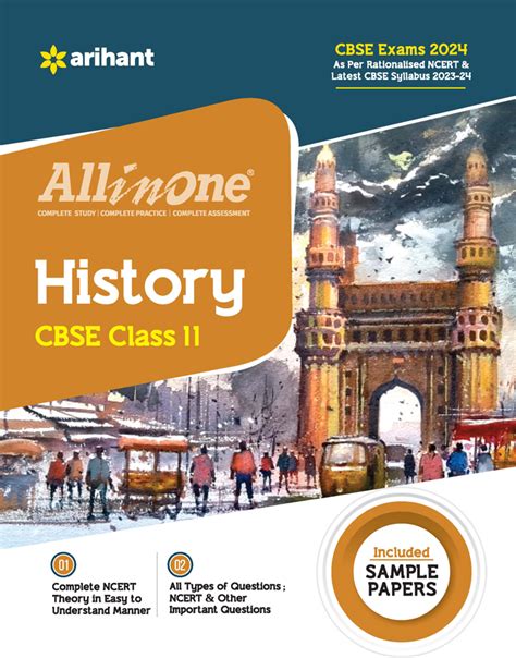 Arihant All In One Ncert Based History For Class 11 F972 2024 Malik Booksellers And Stationers