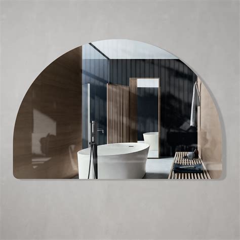 Arco Arch 1500mm X 1000mm Frameless Mirror With Polished Edge Enflair