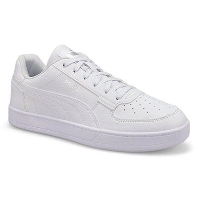 Puma Men S Caven Sneaker White Silver Softmoc