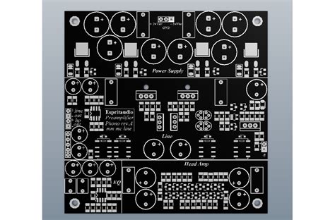 ESPRITAUDIO Complete Preamplifier DIY Line RIAA EQ Moving Magnet