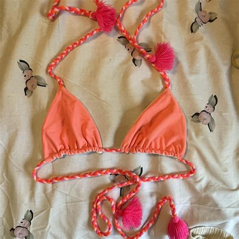 Pink Bikini And Tankini Tops Depop