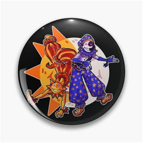 Five Nights At Freddys Pins Sun And Moon Boss Fnaf Security Breach Pin