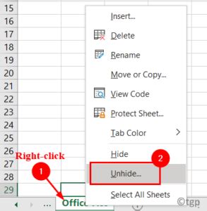 How To Get Back Missing Sheet Tabs In Microsoft Excel