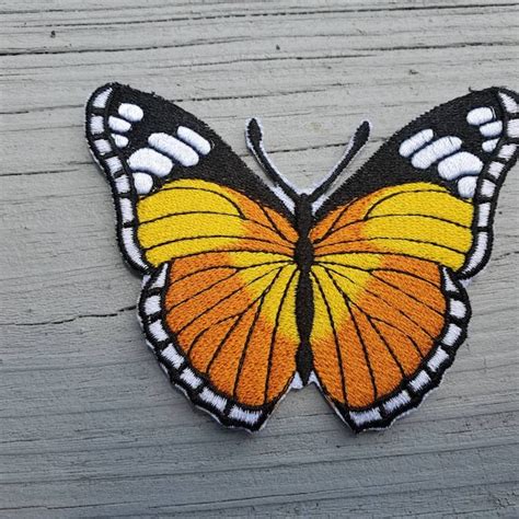 Butterfly Iron On Patch Etsy