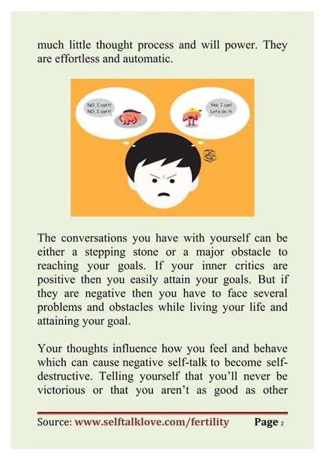 NEGATIVE SELF TALK HOW TO SILENCE YOUR INNER CRITICS PDF