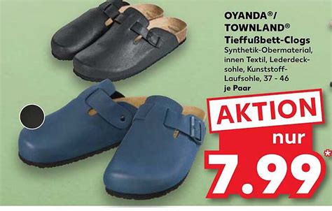 Oyanda Townland Tieffu Bett Clogs Angebot Bei Kaufland Prospekte De