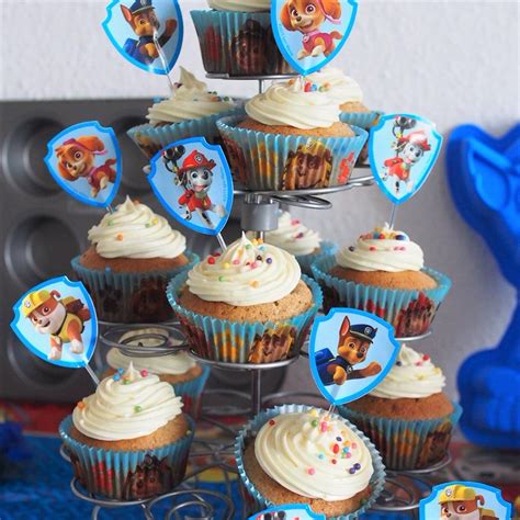 Paw Patrol Cupcake Topper Mottotraum