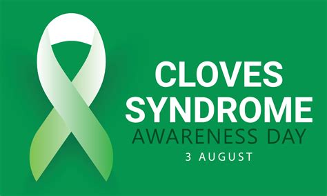 Cloves Syndrome Awareness Day Background Banner Card Poster