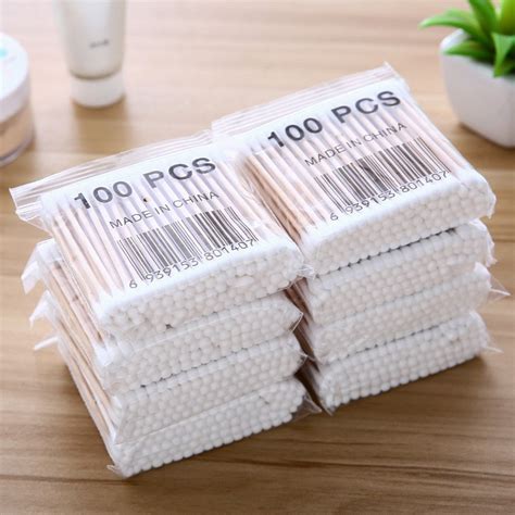 Pcs Pack Double Head Cotton Swab Cotton Applicator Soft Cotton Buds