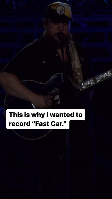 Luke Combs 🎤 on Twitter: "“Fast Car” has always meant a lot to me. This ...