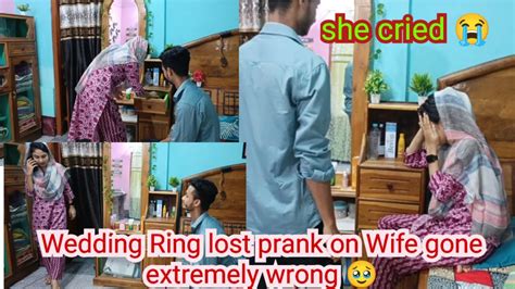 Lost Her Wedding Rings 🥺😭prank Gone Wrong She Cried 😭 Prank