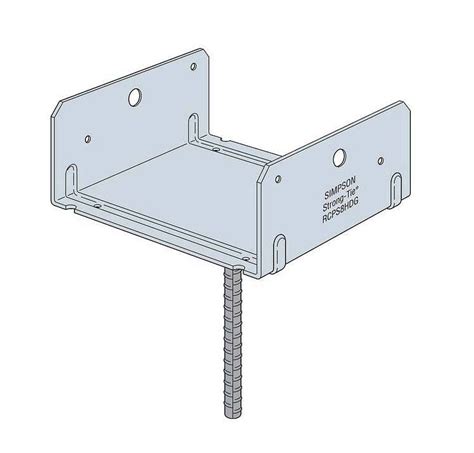 Simpson Strongtie 8x8 Rebar Carport Saddle At Bromon Lumber Deck And