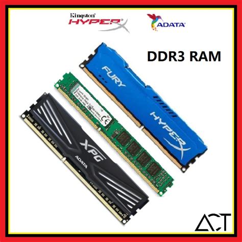 Ddr Ram Kingston Adata Corsair G Skill Hyperx Fury