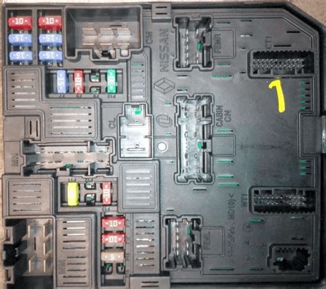 Fuses And Relays Nissan Qashqai J11 2013 2020