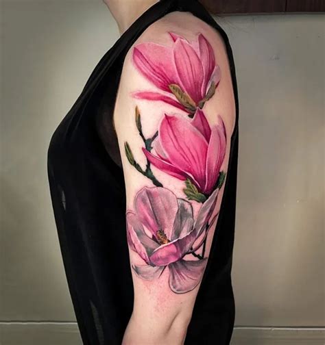 48 Magnolia Flower Tattoo Designs To Put Nature On Your Skin