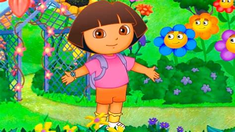 Dora The Explorer Exploring Isas Garden Youtube