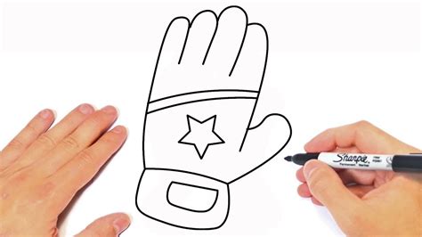 How To Draw Football Gloves YouTube