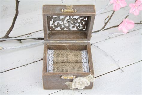 Ring Bearer Box Wedding Ring Box Personalised Wedding Ring