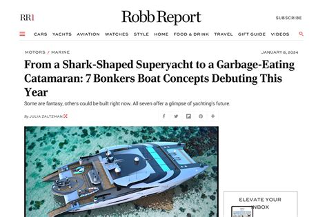 From A Shark Shaped Superyacht To A Garbage Eating Catamaran Bonkers