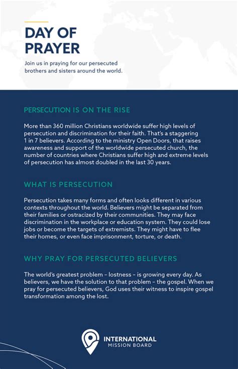 International Day Of Prayer For The Persecuted Church Lorne Rebecka