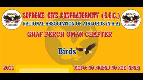 Supreme Eiye Confraternity Orientation