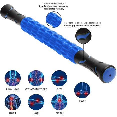 Muscle Roller Body Massage Stick Tool Para Atletas Alivia El Dolor