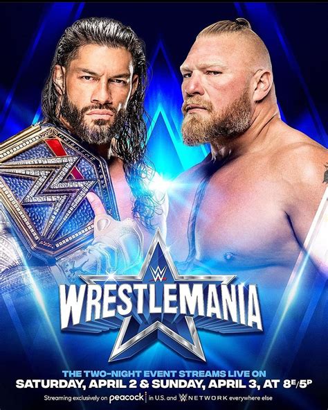 The official Wrestlemania 38 poster has been released : r/SquaredCircle