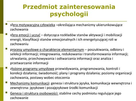 Ppt Psychologia W Zarz Dzaniu Powerpoint Presentation Id