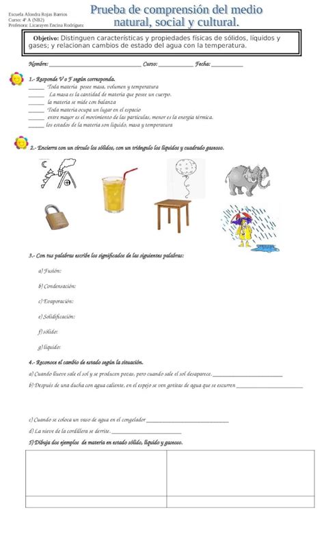 DOC Prueba Estados De La Materia DOKUMEN TIPS