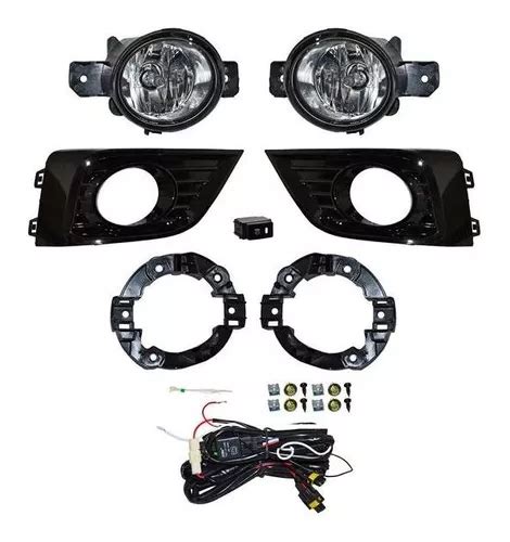 Juego Faros Niebla Nissan March C Parrilla Env O Gratis