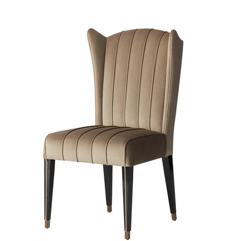 Gloria Ii Dining Chair With Brass Tips For Sale At 1stdibs Brass Legs Dining Chairs Gloria