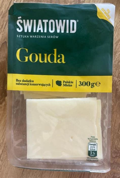 Ser Gouda Światowid kalorie kJ a nutriční hodnoty KalorickéTabulky cz