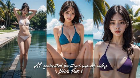 AI lookbook Bikini Part AI写真集 水着 Part YouTube