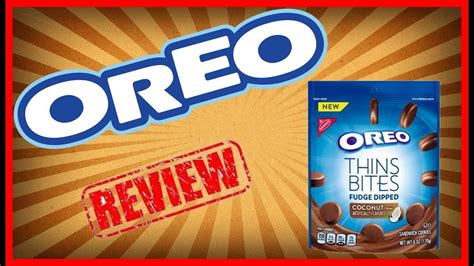 🍪oreos Thin Bites Coconut Cream Food Review🍪 Feb 7th 2018 Youtube