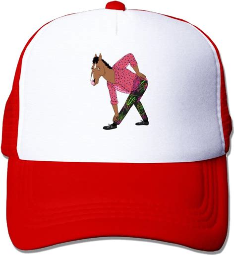 Horse Cartoon Bojack Horseman Mesh Snapbacks Clothing