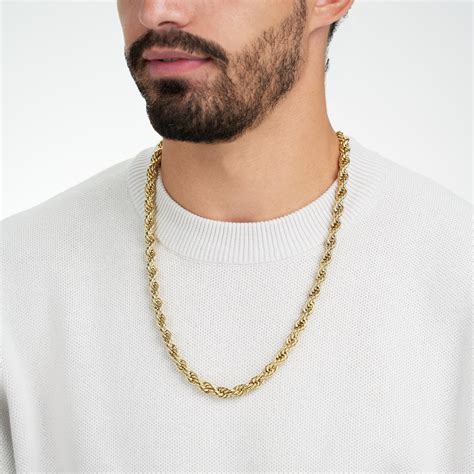 8mm Gold Rope Chain Deals