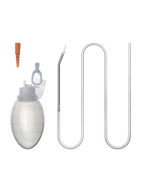 Wound Drainage Set With Silicone Reservoir And Silicone Round