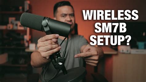 Recording The Shure Sm B Into The Dji Mic New Wireless Sm B Setup