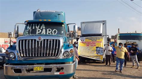 Paro Nacional Transportistas Per Revisa Aqu Los Motivos De La