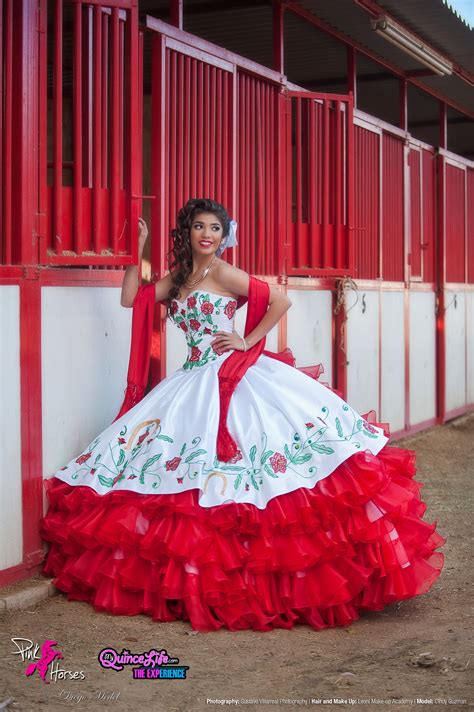 Red And White Quinceanera Dresses