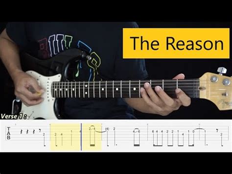 The Reason Hoobastank Electric Guitar Cover Solo Melody Guitar