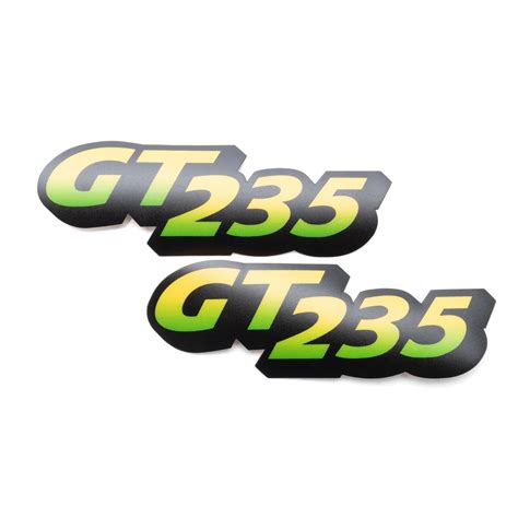 John Deere Decal Gt235 Set Of 2 M126056 Greencountryparts