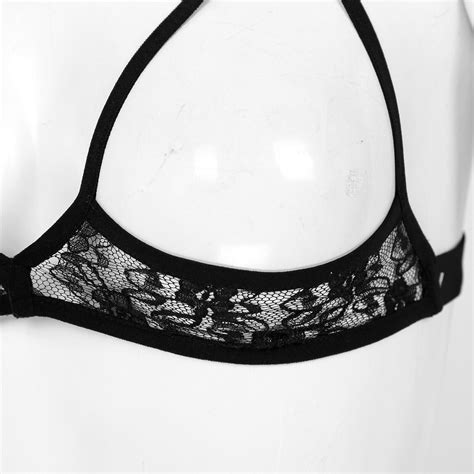 Sexy Women Floral Lace Bra Triangle Open Cup Bralette Wireless Unlined Lingerie Ebay